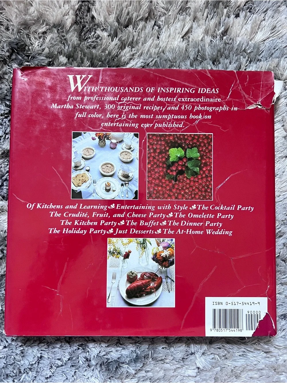 Martha Stewart Entertaining Book 1982